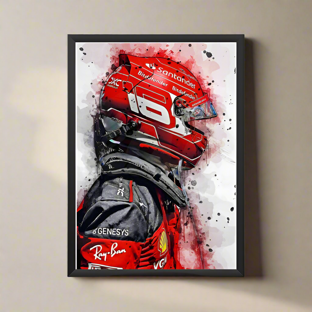 F1 Inspired Framed Poster