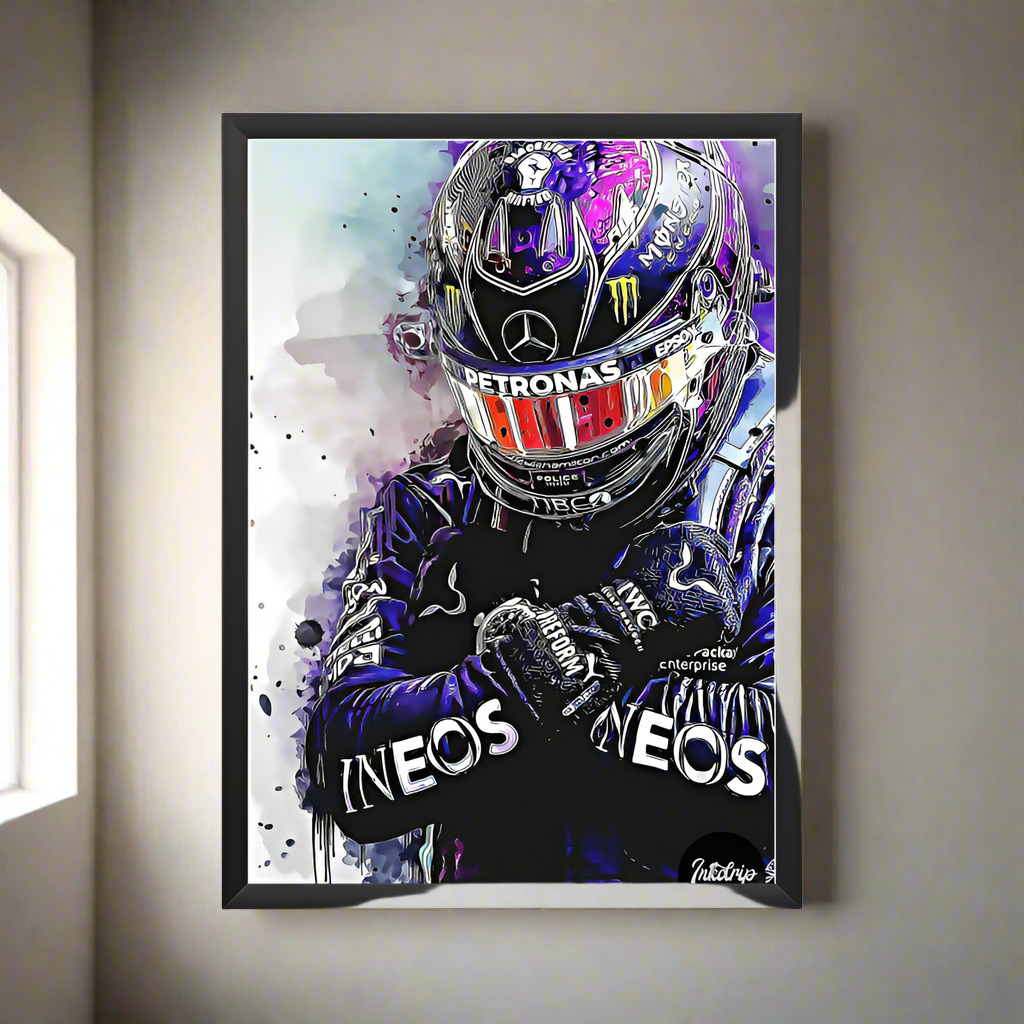 Hamilton tribute framed poster